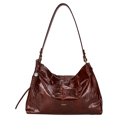 红谷包包2025新款时尚植鞣牛皮