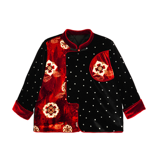 砚台家童装男童新中式国风外套2025冬装宝宝唐装儿童年装拜年服