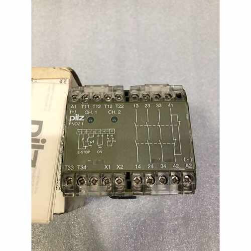 PILZ皮尔兹安全继电器PNOZ124VDC3S1O