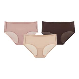 3件|内外橙标好弹超轻中腰内裤女士内裤舒适NEIWAI