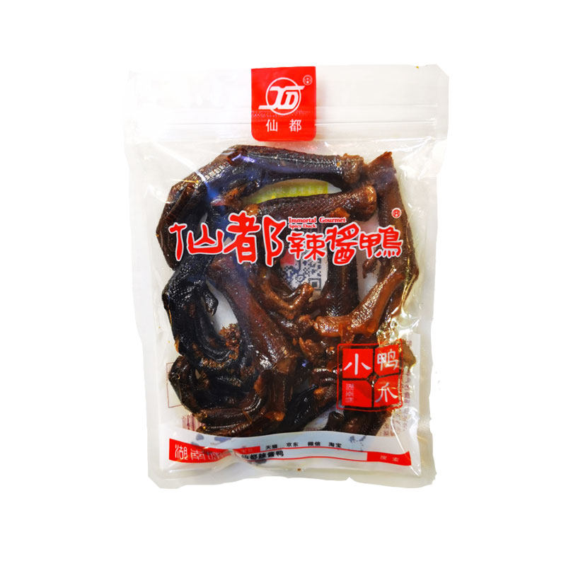 仙都辣酱鸭 小鸭爪 105g 烤鸭/酱鸭/鸭肉类熟