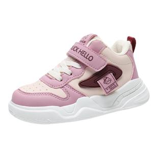 小黄鸭女童二棉鞋2025秋冬季新款加绒鞋子软底轻便儿童保暖运动鞋