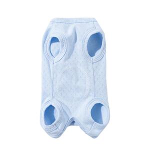 嬉皮狗纯棉小狗狗四脚衣服薄款母狗绝育服手术服宠物小型犬断奶服