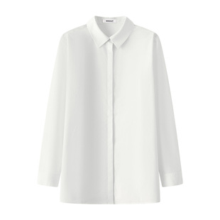 VERSELET短诗 白色/蓝色纯棉长袖衬衫VEGA ZAISHI WANG设计师品牌