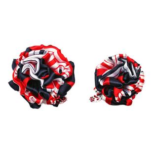 新款商务印花条纹银行铁路员工空姐联通电信职业丝巾免打领花胸花