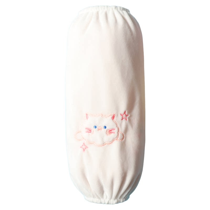 秋冬长款猫咪防脏袖套女