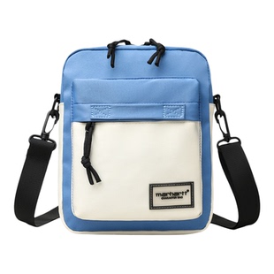 儿童斜挎包中大童出游运动随身单肩小背包男孩外出学生男童小方包