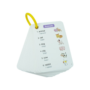 小学英语单词1200词英语学习卡片小学生速记一看就会单词词组卡片