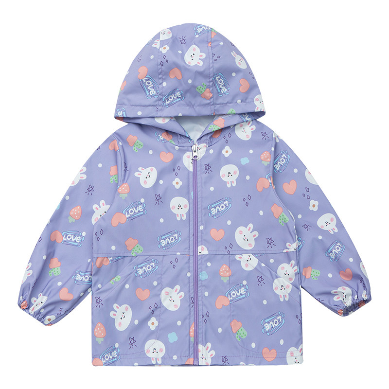 女童秋冬防水羽绒服罩衣吃饭护衣