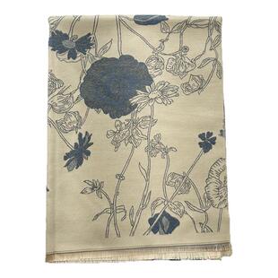 刘亦菲同款高级感仿羊绒围巾夏季办公室空调披肩秋冬保暖女士围脖