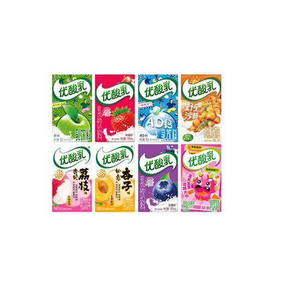 伊利优酸乳野生沙棘味250ml/24盒