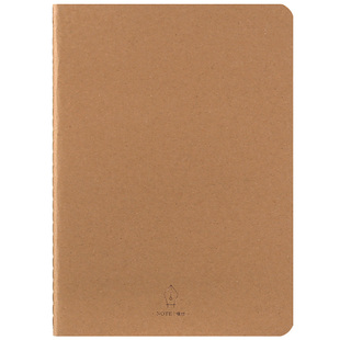 道林本子b5软抄本牛皮纸面a4横线宽行大号车线本草稿a5空白复古简约ins风四线三格英语46张方格16K学生笔记本