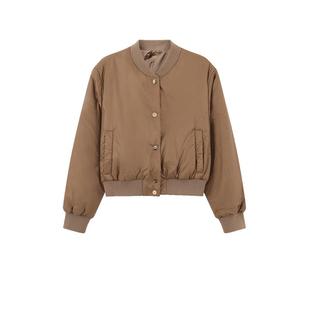 【自营】MaxMara女士双面穿飞行夹克夹棉薄款棉服外套GREENBI