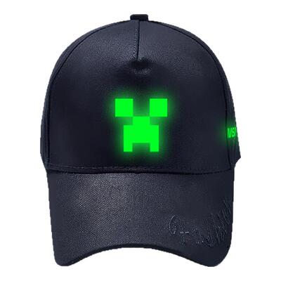NASA联名我的世界夜光荧光鸭舌帽