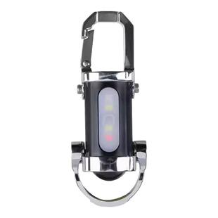 便携腰挂钥匙扣灯迷你手电筒多功能小型强光钥匙扣防水超大泛光