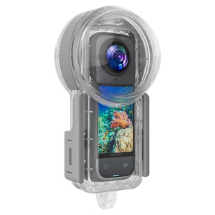 奥帕图适用于影石Insta360 X5潜水壳全景运动相机360防水壳全隐形防水滑雪水下拍摄保护套户外配件镜头保护罩