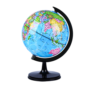 得力地球仪初中生用小号地球仪14.2cm标准教学版地理课堂20cm中学生迷你小型摆件10正品男孩生日礼物开学文具