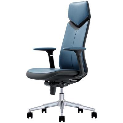 美得林人体工学椅真皮老板椅家用