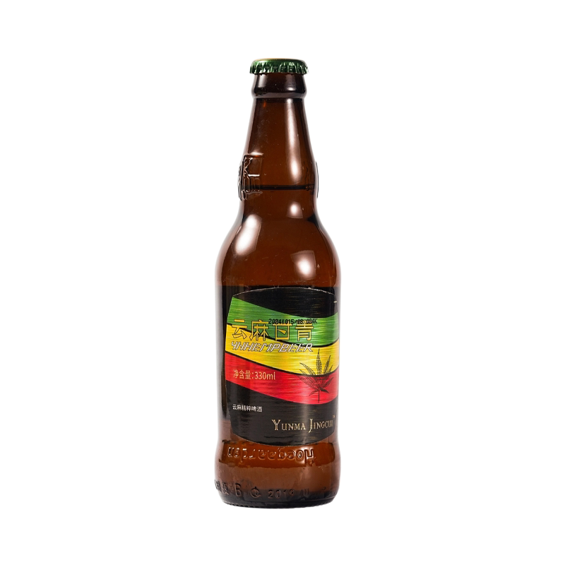 麻园玩主云麻精粹2.5度火麻仁啤酒330ml*24瓶云南特产精酿原浆酒