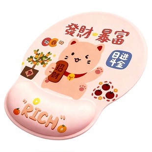 创意卡通鼠标垫护腕橡胶键盘手托可爱女生办公动漫高颜值2026新款