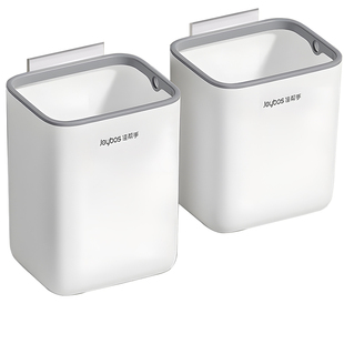 佳帮手新款厨房垃圾桶橱柜门台面壁挂式专用家用带盖免弯腰垃圾桶