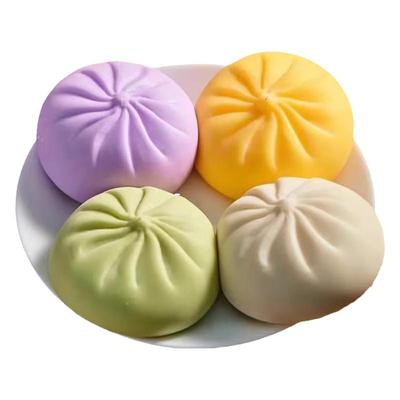 仿真包子捏捏乐解压叉烧包子模型发泄球网红创意礼物玩具慢回弹