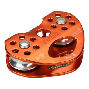 岜哈心形双滑轮滑索绳索溜索索道动滑轮组省力吊运高空运输设备