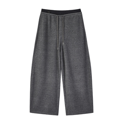 ART CHARACTER/艺符高腰镰刀卫裤女宽松阔腿加绒裤遮胯显瘦秋冬