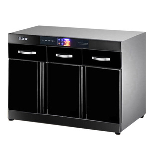 订做白玻璃嵌入式双门消毒柜商用大型消毒碗柜非标定制柜茶水配餐