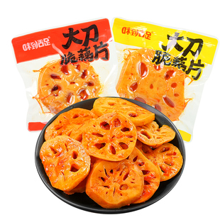 香辣大刀藕片藕条湖南特产麻辣小吃即食素菜宿舍卤味下饭菜零食