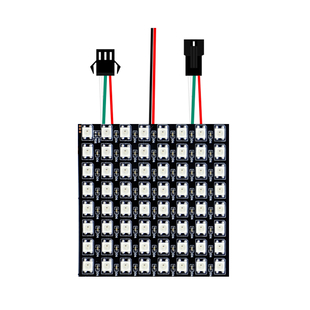 WS2812B全彩软像素屏8X8 8X32 16X16幻彩5V显示可编程像素软屏