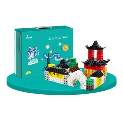 品果积木空间探究思维益智拼插