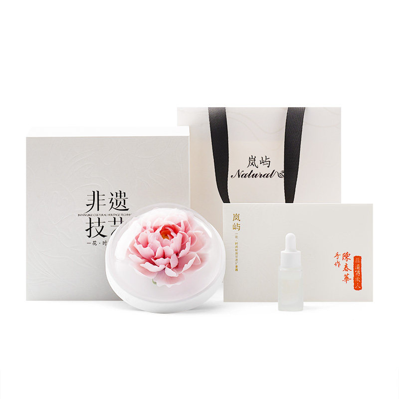 牡丹瓷花香薰扩香器礼盒生日礼物