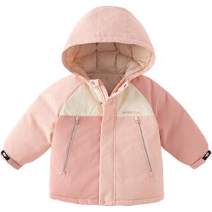 【抗菌绒】戴维贝拉儿童羽绒服冬装新款男女童拜年服三防外套童装