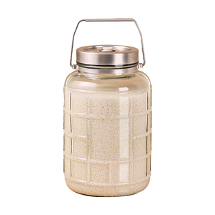 醪糟米酒酿酒罐专用发酵瓶容器泡酒玻璃瓶密封甜酒坛储存白酒空瓶