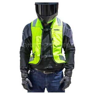 helite气囊摩托车马甲背心摩旅防摔雨街赛道皮衣拉力骑行马术儿童