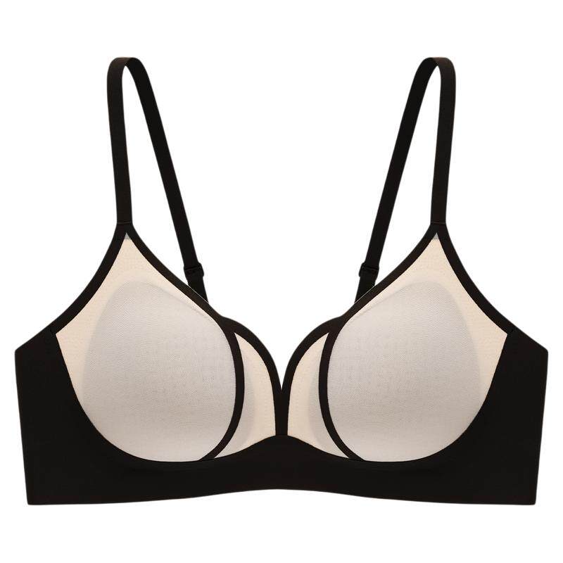 【宋佳同款-留白】伊维斯无钢圈无痕内衣小胸聚拢软支撑文胸背心