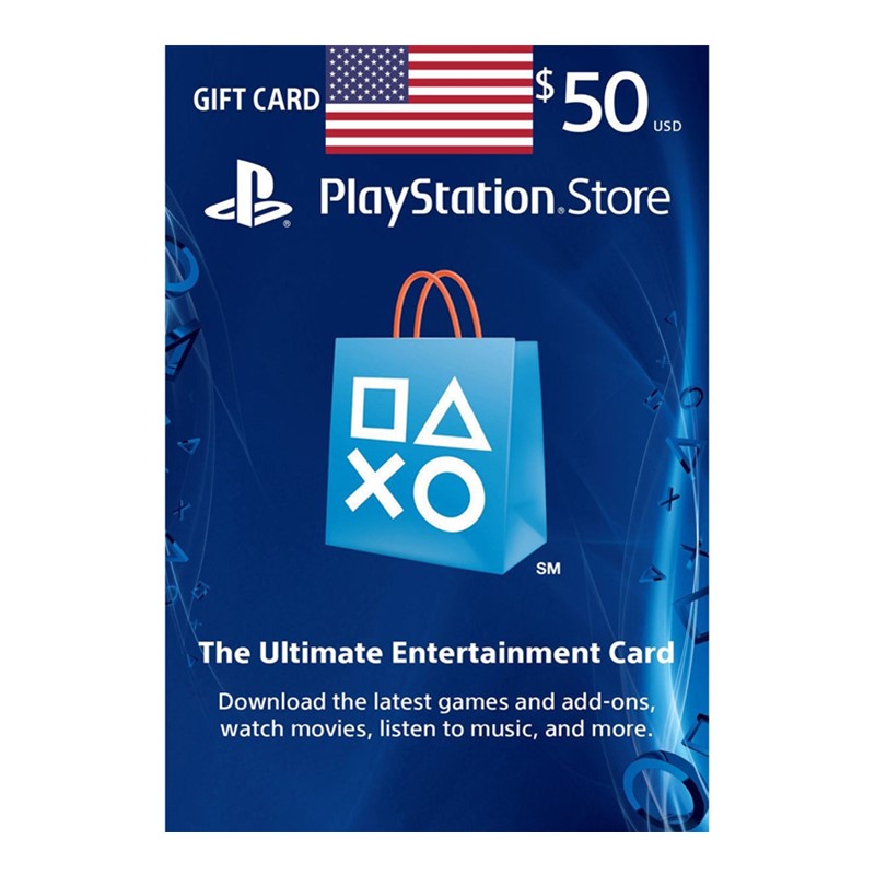 PlayStation美服充值点卡 PSN Plus 50美金 PS4 PSV US psn store