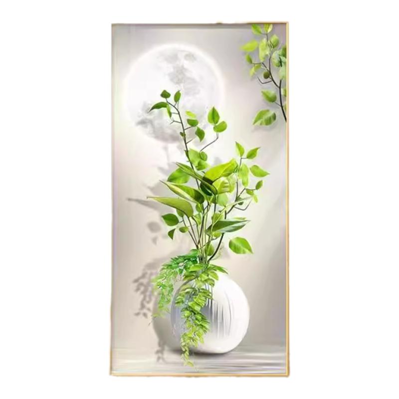 玄关是绿植入户玄关装饰画
