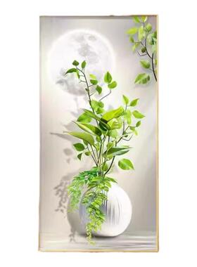 玄关是绿植入户玄关装饰画