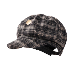 儿童贝雷帽女童2026新款春秋画家帽女孩可爱八角帽秋冬男童南瓜帽