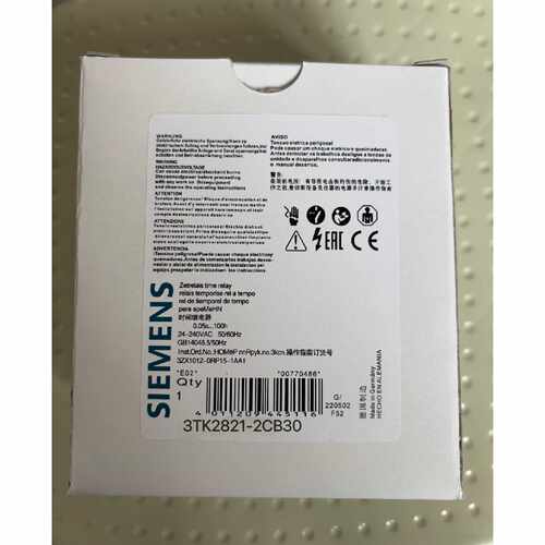 询价时间继电器，型号3TK2821-2CB30，，