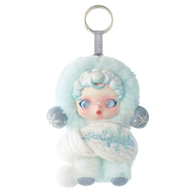 泡泡玛特SP冬日乐章搪胶毛绒公仔