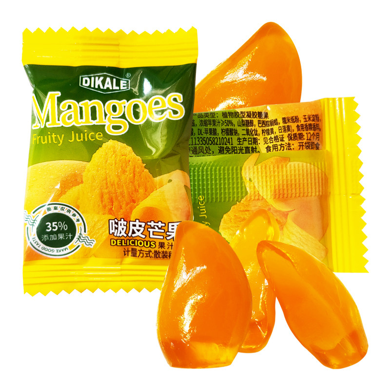 DIKALE啵皮芒果软糖糖果