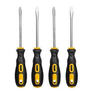 得力螺丝刀十字一字工业级强磁螺丝批工具套装超硬改锥小起子大全