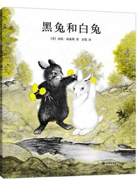 当当网正版童书 黑兔和白兔