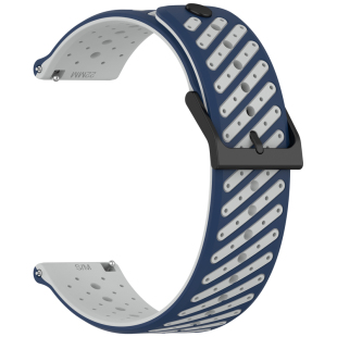 适用松拓Race2官方同款硅胶表带Nautic S/vertical2运动腕带OPPO Watch4 Pro斜孔表带22MM一加Lite透气替换带