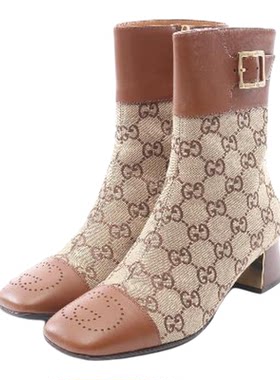 中古Gucci古驰鞋レディース帆布