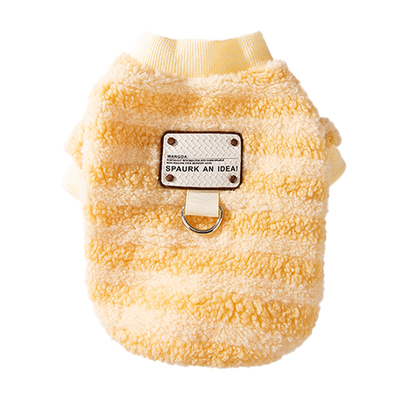 嬉皮狗宠物秋冬新款保暖绒衣