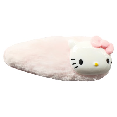 秋冬韩系可爱毛绒星形鸭嘴夹